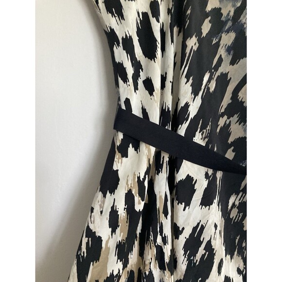 Robert Rodriquez Silk Animal Print Asymmetrical Dress 8 Women’s - Picture 5 of 14